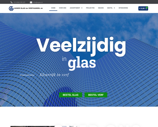 Asser Glas en Verfhandel Logo