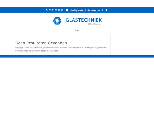 Glastechniek Twello B.V. Logo
