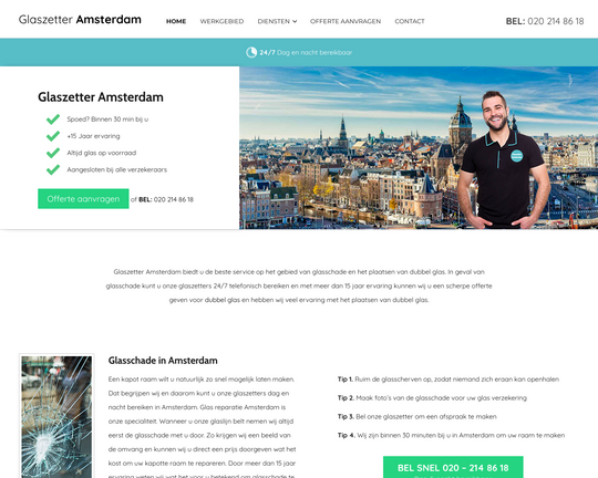 Glaszetter Amsterdam Logo
