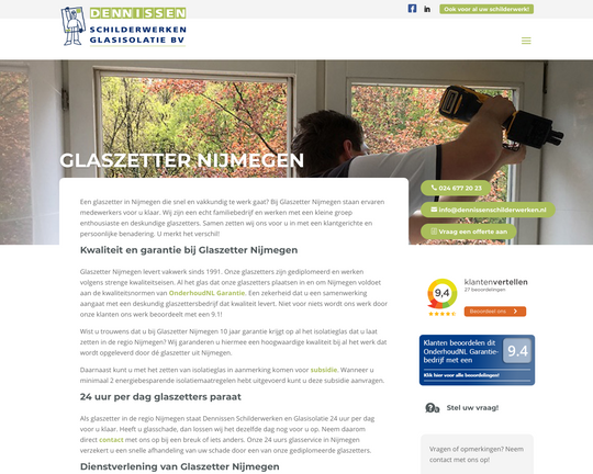 Glaszetter Nijmegen Logo