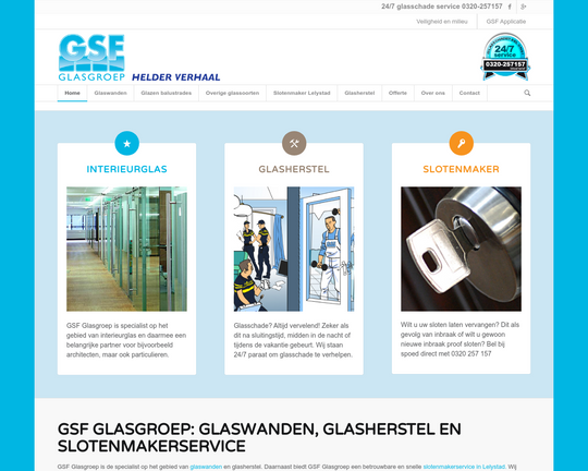 GSF Glasgroep Logo