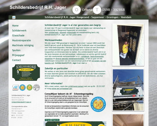 Schildersbedrijf R.H. Jager Logo